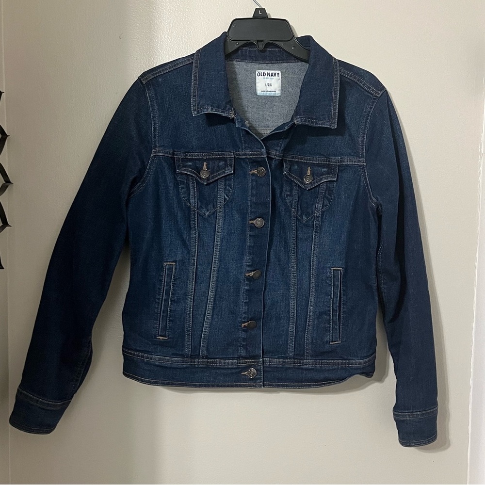 Old Navy | Dark Blue Denim Jacket - Picture 3 of 7